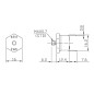 NC 98C Bimetall-Thermostat-Schraubkopf