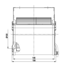 EBM D2E120 85W Zentrifugallüfter | Newgardenstore.eu