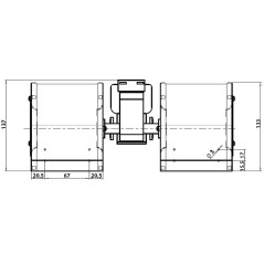 Ventilateur centrifuge CFD-DA80X83-35 207722 FE | Newgardenstore.eu