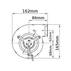 EBM D2E097-BE01 CENTRIFUGAL FAN