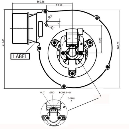 ESTRATTORE VFC1-160/S C/ENCODER 260921