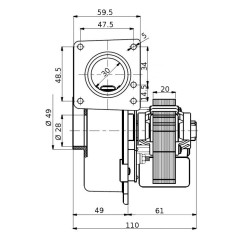 CENTRIGUFO VENT. CF80-20 203102 FERGAS | Newgardenstore.eu