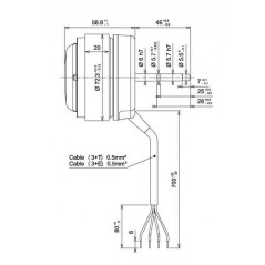 Moteur FANDIS ECOFIT 2RECA3-G10A4 | Newgardenstore.eu