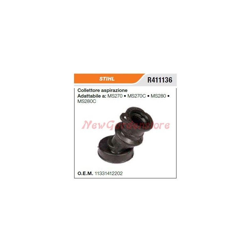 STIHL Kettensäge MS270 270C 280 280C Ansaugkrümmer R411136