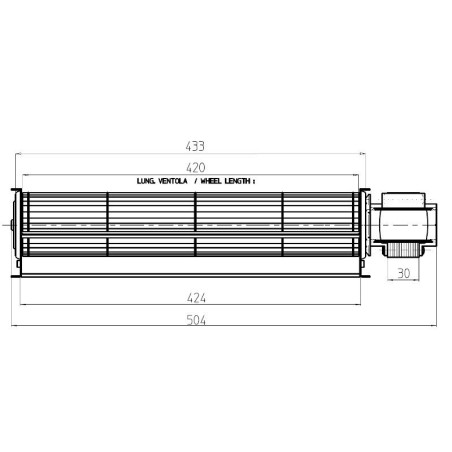 VENTIL.TANGENZIALE TGA60/1 420/30 114612