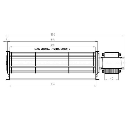 Ventilateur tangentiel TGA60/1 300/40 113908