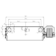 TANGENTIAL FAN TGA60/1 300/40 113908 | Newgardenstore.eu