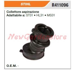 Colector de admisión STIHL Motosierra STIHL ST31 HL31 MS31 R411096 | Newgardenstore.eu