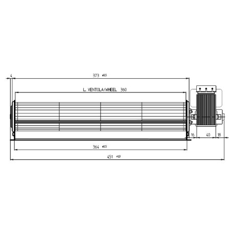 VENTIL.TANGENZIALE TGA60/1 360/40 114526