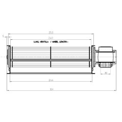 Ventilateur tangentiel TGA60/1 240/30 113231 | Newgardenstore.eu