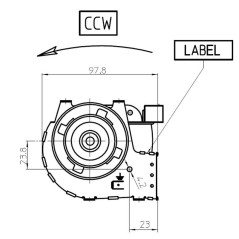 Ventilateur tangentiel TGA60/1 240/30 113231 | Newgardenstore.eu
