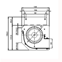 VENTIL.TANGENZIALE TGO80/1 330/35 153616 | Newgardenstore.eu
