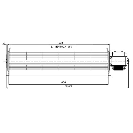VENTIL.TANGENZIALE TGA60/1 480/30 115008