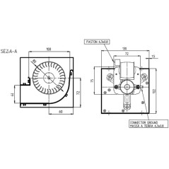 VENTILADOR TANGENCIAL TGA80/1 300/35 148303 | Newgardenstore.eu