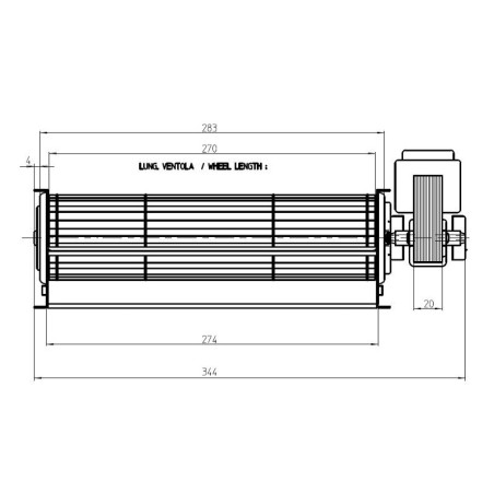 VENTILADOR TANGENCIAL TGA60/1 270/20 113413