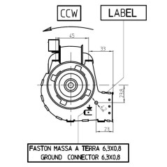 TANGENTIAL FAN TGA60/1 270/20 113413 | Newgardenstore.eu