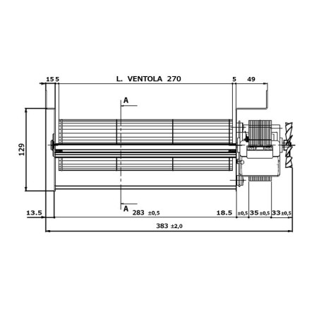 VENTIL.TANGENZIALE TGA80/1 270/35 158201