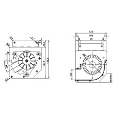 TANGENTIAL FAN TGA80/1 270/35 158201 | Newgardenstore.eu