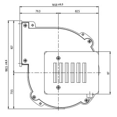 VENT.CENTRIFUGO CF100-35 209108 FERGAS | Newgardenstore.eu