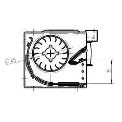VENTILADOR TANGENCIAL TGA45/1 360/20 101806 | Newgardenstore.eu