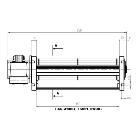 TANGENTIAL FAN TGO45/1 180/15 102801
