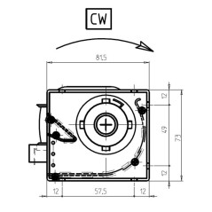 TANGENTIAL FAN TGO45/1 180/15 102801 | Newgardenstore.eu