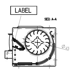 Ventilateur tangentiel TGO45/1 180/15 102801 | Newgardenstore.eu