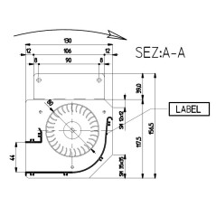 Ventilateur tangentiel TGA80/1 330/35 148402 | Newgardenstore.eu