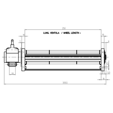 VENTILADOR TANGENCIAL TGO45/1 250/20 103401