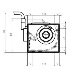 VENTILADOR TANGENCIAL TGO45/1 250/20 103401 | Newgardenstore.eu