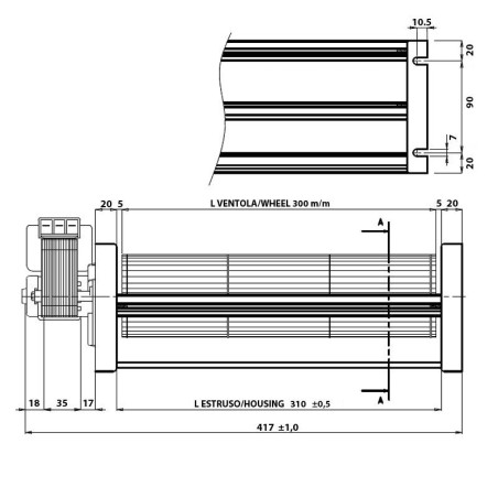 TANGENTIAL FAN TGO80/1 300/35 149508