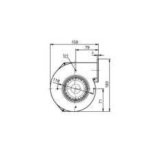 EBM G2E108AA0156 CENTRIFUGAL FAN 220V | Newgardenstore.eu