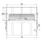 EBM D4E133DT46L4 230V CENTRIFUGAL FAN