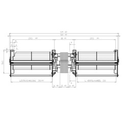 Ventilateur tangentiel TGD80/1 2x220/35 1640 | Newgardenstore.eu