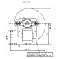 Ventilateur centrifuge CFD-DA80X83-35 207700 FE Ventilateur centrifuge CFD-DA80X83-35 207700 FE