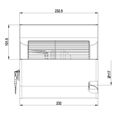 VENTILADOR CENTRÍFUGO EBM D4E146AU4668