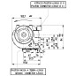 Ventilateur tangentiel TGD60/1 2x120/20 1193