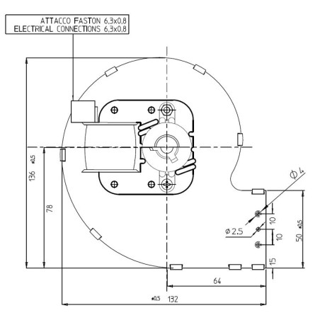VENTILATEUR CENTRIFUGE CFO80X42-30 204861 FERGA