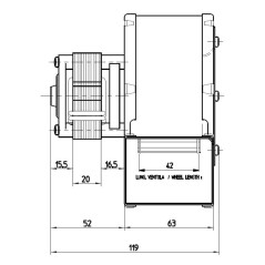 CENTRIFUGAL FAN CFO80X42-30 204861 FERGA | Newgardenstore.eu