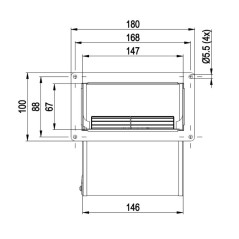 Ventilador centrífugo EBM D2E097-BI56-48 | Newgardenstore.eu