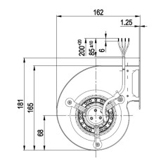 EBM D2E097-BI56-48 CENTRIFUGAL FAN | Newgardenstore.eu