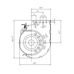 TANGENZIALE EBM QLN65/2400A33-3025LH | Newgardenstore.eu