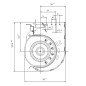 EBM QLN65/3600A2-3038LH TANGENTIEL