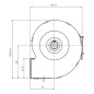 Ventilateur centrifuge EBM RLF67/7676ZA5