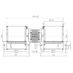 VENTILADOR CENTRÍFUGO EBM RLF67/7676ZA5 | Newgardenstore.eu
