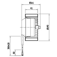 MES MOTOR 30W 2700rpm Class F | Newgardenstore.eu