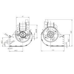 TANGENTIAL FAN 240/30 THS24B5-011 | Newgardenstore.eu