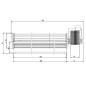 VENTILADOR TANGENCIAL 360/40 THS36B5-013