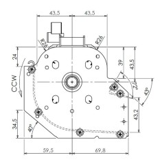Ventilateur tangentiel 292/40 8A130B-001 | Newgardenstore.eu