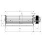 VENTILADOR TANGENCIAL 240/20 THS24B6-026